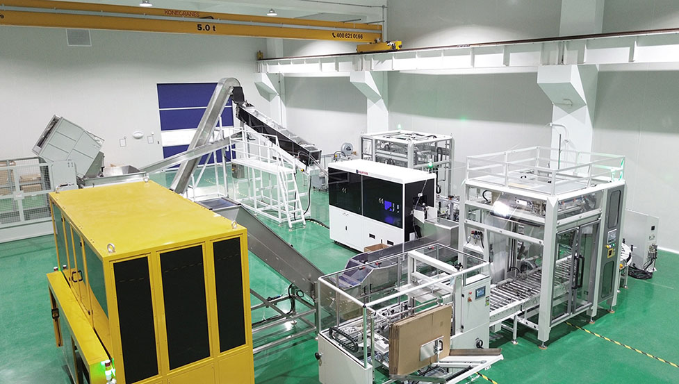Machine Vision | PET Preform Fully Automatic Inspection & Packaging Line – Full Inspection + Dual-Mode Packing